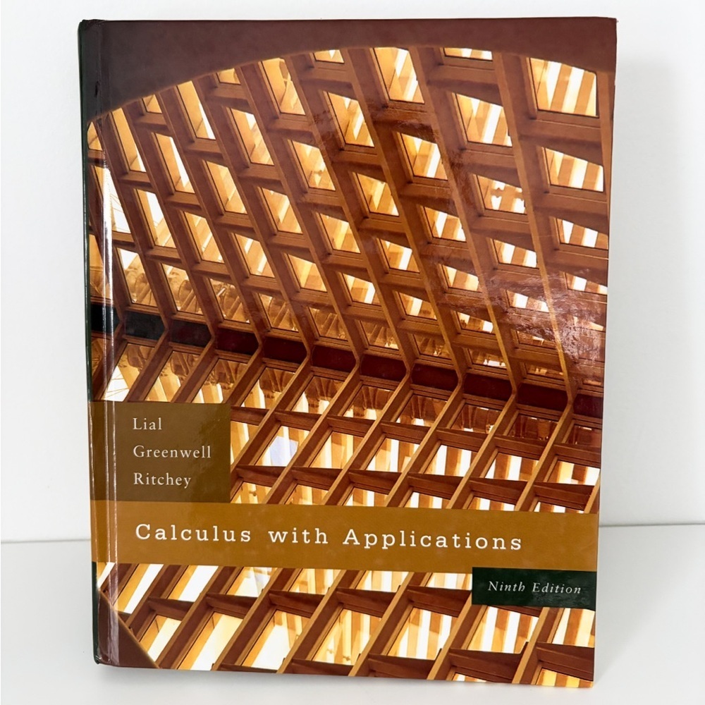 Calculus with Applications 9th Edition - Lial, Greenwell, Ritchey